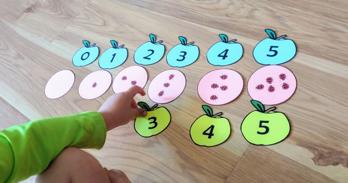 How to teach your 3 or 4 year old to count and recognize numbers 0-10.