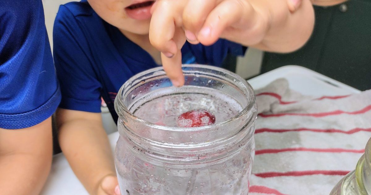 How to make grapes dance with your 3-5 year old.