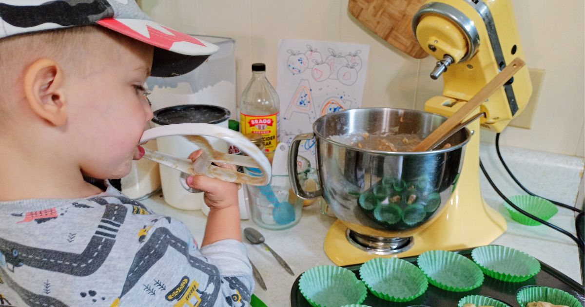 The best kitchen rules for baking with young children.