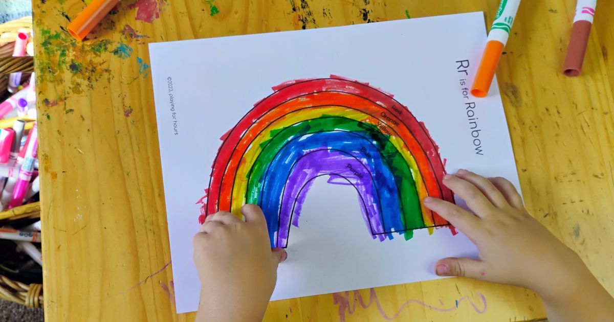 The best rainbow activities for 3-5 year old’s.