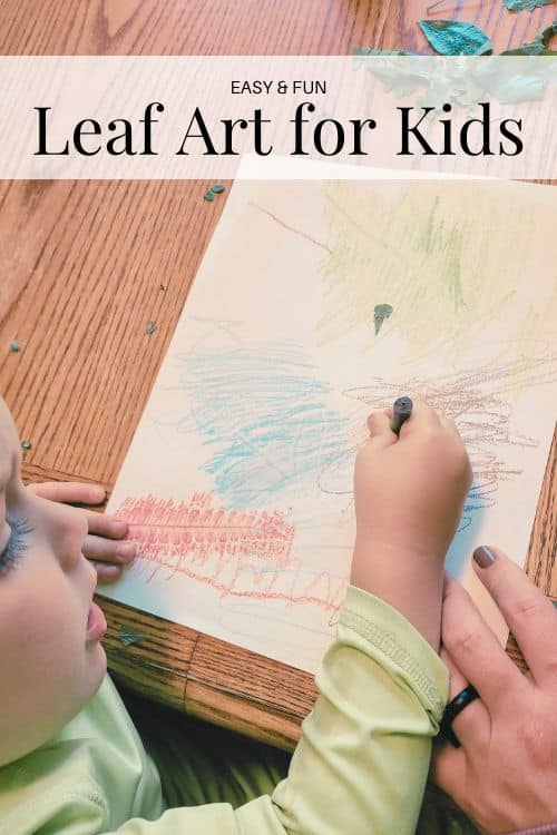 leaf art for kids